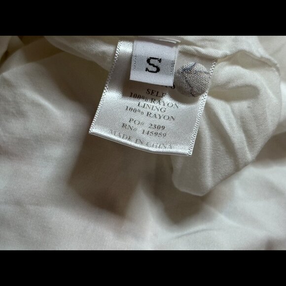 House of Bohemian Dress Small Womens Maxi Floral Henley Short Sleeve Boho - Picture 8 of 8